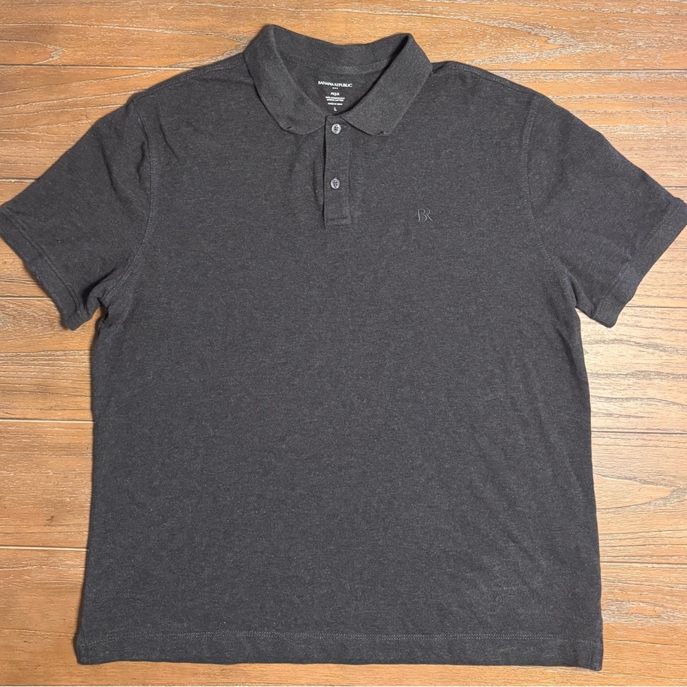 Banana Republic Dark Gray Polo Shirt
